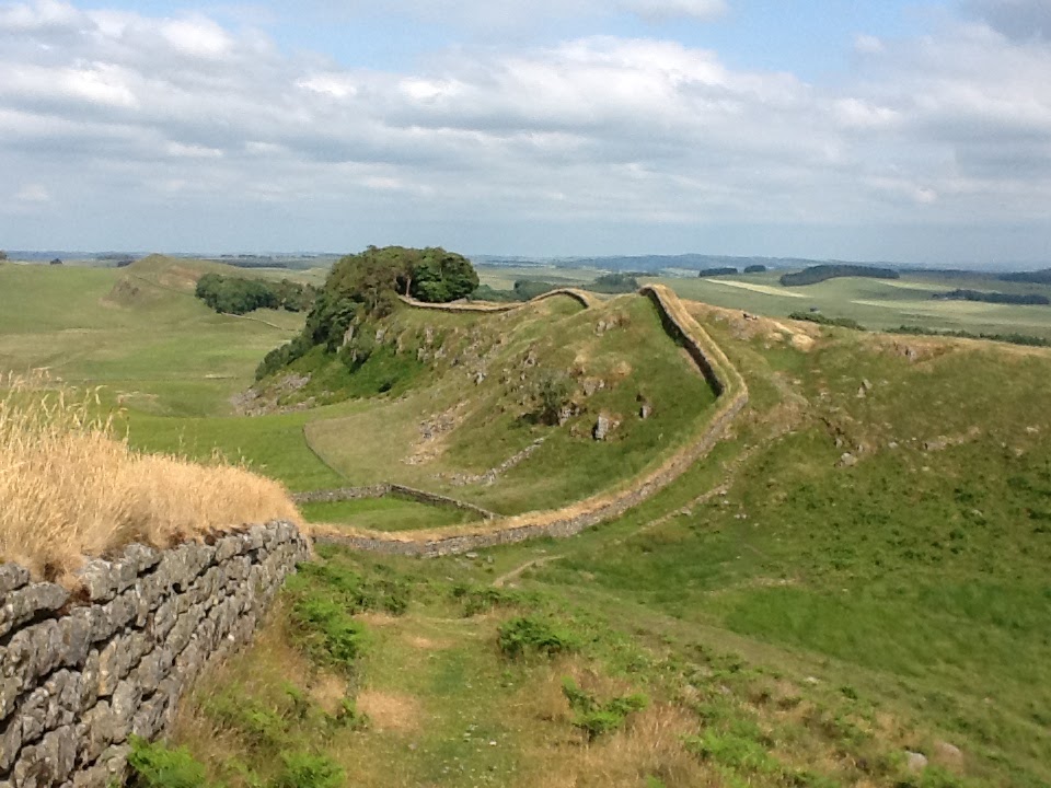 Hadrian’s Wall near Hexham, UK